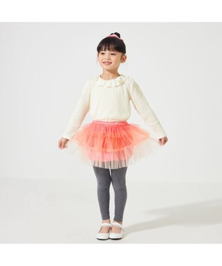 Chacott tutu skirt (kids) グレイッシュローズ