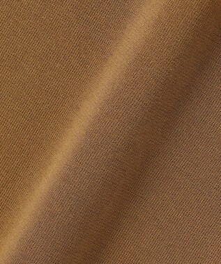 ICB 【洗える】ドライコットンアセテート ドレープスリーブワンピース キャメル系