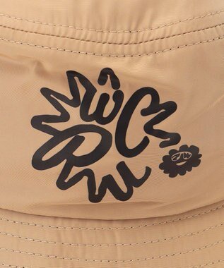 PW CIRCULUS 【手洗い洗濯可 / 小さくたためる】【UNISEX】NEW！ポケッタブルバケットハット  ゴルフ ベージュ系