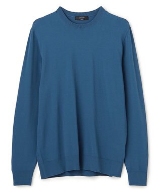JOSEPH HOMME 【ストレッチ】リュクスレーヨン　クルーネック長袖ニット ブルー系