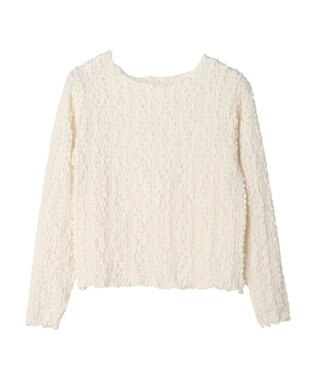 Green Parks ・ＲＡＹ　ＣＡＳＳＩＮ　フクレジャカードプルオーバー Ivory