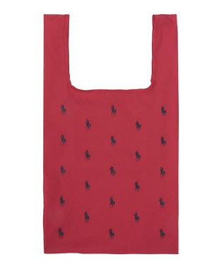 MOONBAT POLO RALPH LAUREN ポロポニー ポケッタブル レインバック レッド