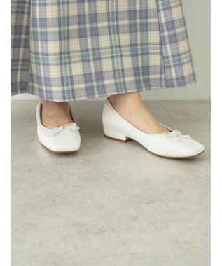 earth music&ecology ＯＲｉｅｎｔａｌＴＲａｆｆｉｃ　バレエパンプス White