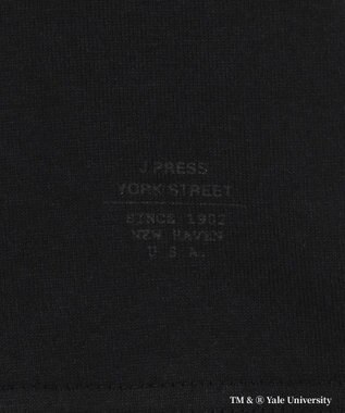 J.PRESS YORK STREET 【YALE別注】【UNISEX】ブルドッグ プリント Tシャツ ブラック系