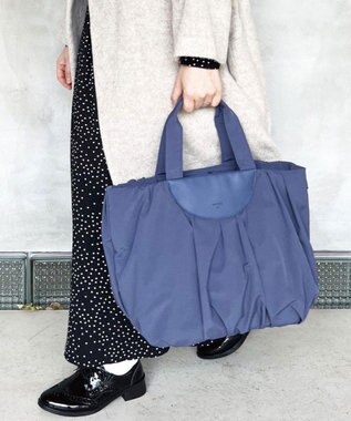 ROOTOTE 1343【カボチャ型】SC.ミディアム.パンプキン-A 04：ブルーグレー