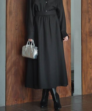 【洗える】 シアービエラ フレアスカート