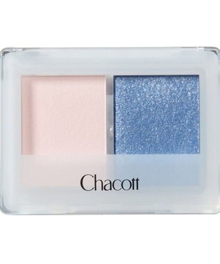 Chacott Cosmetics チャコット アイシャドウデュオ 【602ホワイトミルクティー×ブルー】