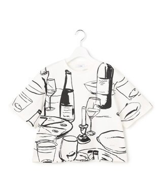 ICB L 【30th ANNIVERSARY】 MILANO プリントTシャツ オフホワイト系