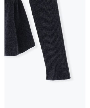 Te chichi モールペプラム2WAYニット チャコールグレー