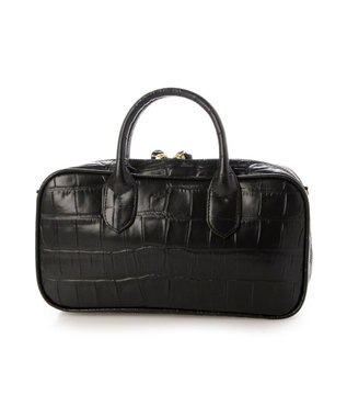 UNBILLION ペルケ perche / 牛革ランドスケープ2wayショルダーバッグ ブラック