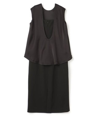 BEIGE， SARAH / ノースリーブドレス Black