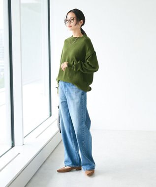 CRAFT STANDARD BOUTIQUE ガンジーニットプルオーバー Khaki