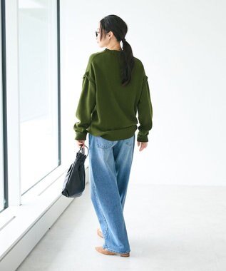 CRAFT STANDARD BOUTIQUE ガンジーニットプルオーバー Khaki