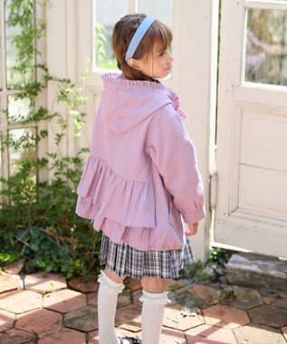 ANY KIDS ガーリーマウンテンパーカー ラベンダー