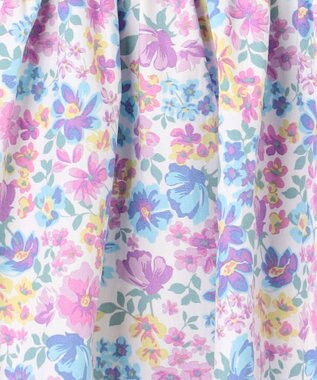 ANY KIDS 総柄 サマーワンピース エクリュ×花柄