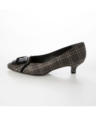 Riz raffinee <Riz raffinee>【3E】ポインテッドトゥバックルパンプス ブラックミックス