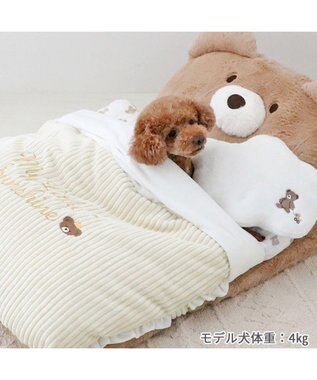 PET PARADISE ペットパラダイス 王冠くまちゃん 折り畳み ベッド ブラウン