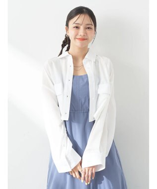 earth music&ecology ビッグポケットショートシャツ