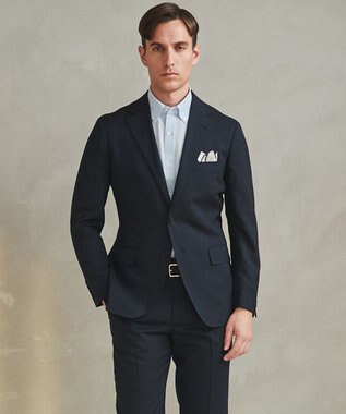 GOTAIRIKU 新色追加/セットアップ対応【ウォッシャブル/シワになりにくい/ストレッチ】ウォッシャブル ウールジャケット(25年モデル) ネイビー系