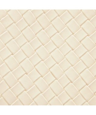 MioFIRANO カジュアルシックバスケットウィーブハンドバッグ 2WAY パスケース付き　FIRANO フィラノ IVORY