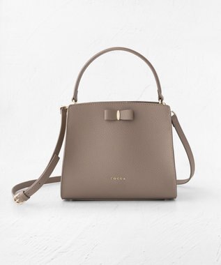 TOCCA 【大人百花掲載】T-MARGO LEATHER MINIBAG ミニバッグ ベージュ系