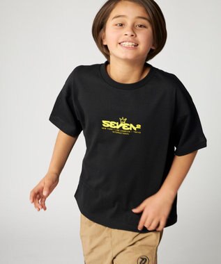 OP／FILA 【SEVEN2】グラフィックTシャツ ブラック