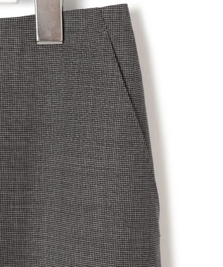 23区 【セットアップ対応】ラフィーネウール タイトスカート グレーミニチェック