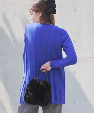 Tiaclasse フェイクファー巾着バック ブラック