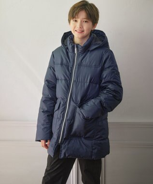 J.PRESS KIDS 【140-170cm】【撥水】50Dタフタ ダウンコート ネイビー系
