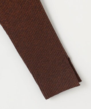 ANY SIS 【2SET】ニードルジャンパースカート × ラメリブタートルニット セット アイボリーベージュ×ブラウン