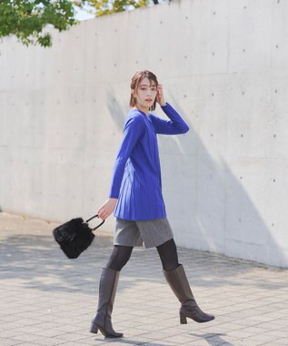 Tiaclasse フェイクファー巾着バック ブラック