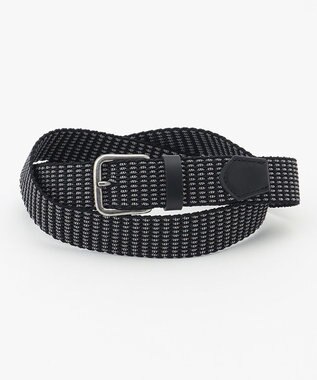 JOSEPH ABBOUD 【伸びる】薄くて軽い！ ライトミックスコード ベルト グレー系