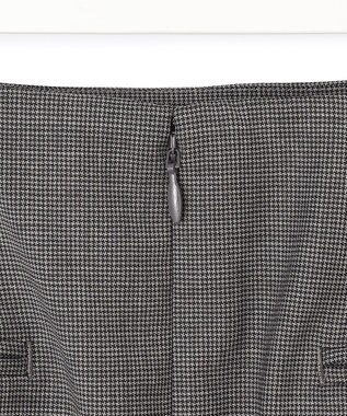 23区 【セットアップ対応】ラフィーネウール タイトスカート グレーミニチェック