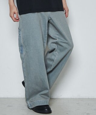 WEGO ルーズペインターパンツ