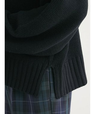 Green Parks ・Ｐｅｔｉｔ　Ｆｌｅｕｒ　ハイショクタートルニット Black