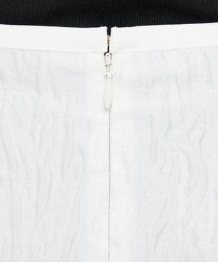 uncrave 【佐藤晴美さん着用】シアー ジャガード タイト スカート オフ