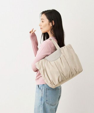 ROOTOTE 1343【カボチャ型】SC.ミディアム.パンプキン-A 01：グレージュ