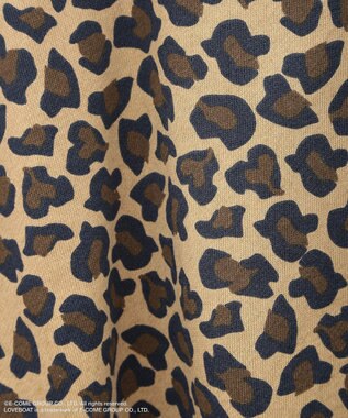 Green Parks ■ＬＯＶＥ　ＢＯＡＴ　ロゴ刺繍スウェット Leopard