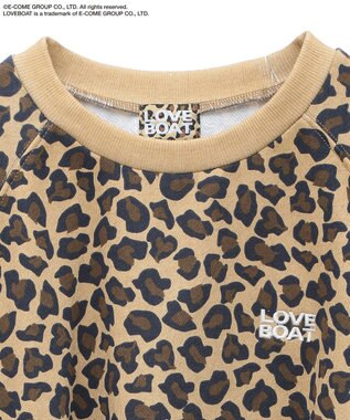Green Parks ■ＬＯＶＥ　ＢＯＡＴ　ロゴ刺繍スウェット Leopard