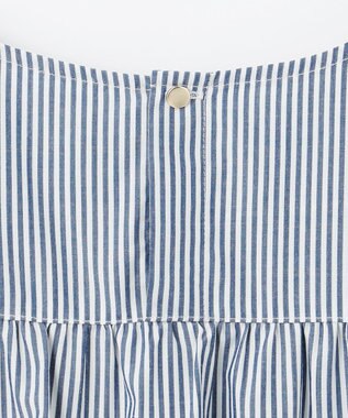 ANY 【抗菌防臭/速乾/手洗い可】エニィファンクション パフスリーブブラウス ブルーロンスト