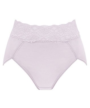 BRADELIS New York 【BRADELIS New York / 育尻・伸びる・綿混・深め】モモパンツ・ハイレグショーツ#303 シリーズ140万枚突破 補正ショーツ ライラック2