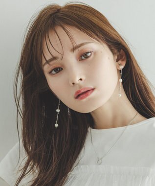 TOCCA PEARL STATION EARRINGS 淡水バロックパール イヤリング