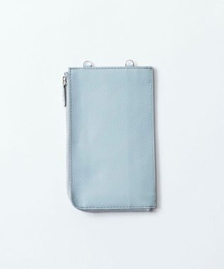 TRICOTE LEATHER LONG WALLET／レザーロング財布 30BLUEGRAY