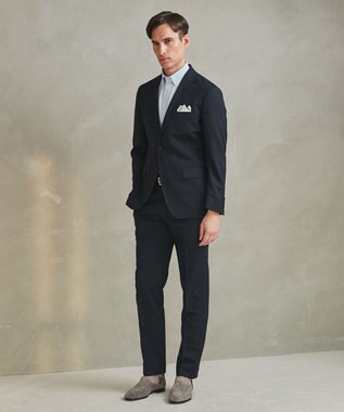 GOTAIRIKU 新色追加/セットアップ対応【ウォッシャブル/シワになりにくい/ストレッチ】ウォッシャブル ウールジャケット(25年モデル) ネイビー系