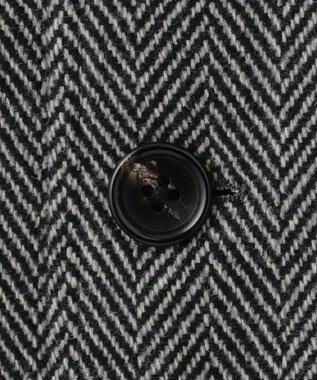 GOTAIRIKU 【山栄毛織】カントリーツイード ステンカラーコート グレー系8