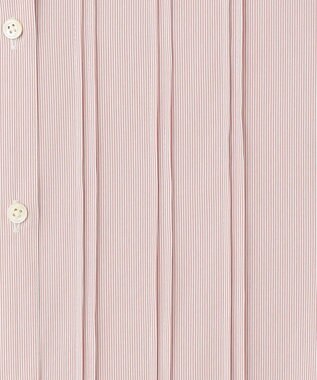 J.PRESS LADIES 【洗える】 BEZ VEGA ピンタック ストライプ ブラウス ピンク系1