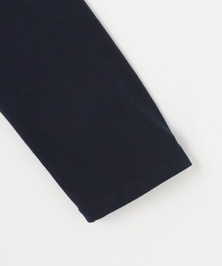 組曲 S 【先行予約】フリルシャツコンビ ロングTシャツ ネイビー系