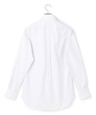 J.PRESS MEN 【PREMIUM PLEATS / 形態安定】スーピマコットングラフチェック シャツ / B.D. パープル系3