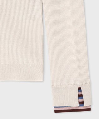 Paul Smith ハイゲージ タートルネック ニット エクリュ