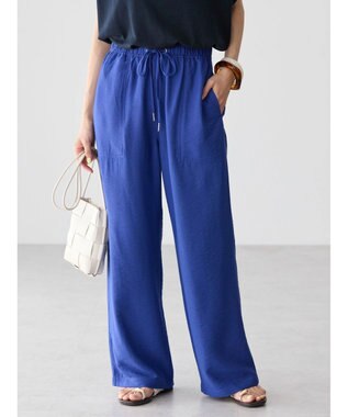 AMERICAN HOLIC 接触冷感Ｗポケットワイドパンツ Blue